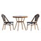 Flash Furniture Bordeaux French Bistro 31.5in. Tbl, Nvy and Wht PE Rattan, Glss Top w/2 Stck Chairs - Natural Frme SDA-AD641012-80-2001-NVYWH-NAT-GG - alternate 3
